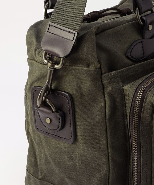 FILSON(フィルソン)の「FILSON/フィルソン 48 Hour Tin Cloth Duffle Bag/48アワー ティンクロス ダッフルバッグ(ボストンバッグ・メンズ・オリーブ・ONE SIZE)」の8枚目の写真