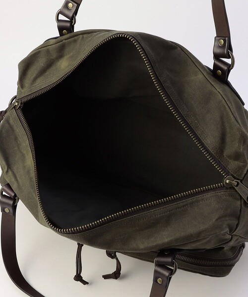 FILSON(フィルソン)の「FILSON/フィルソン 48 Hour Tin Cloth Duffle Bag/48アワー ティンクロス ダッフルバッグ(ボストンバッグ・メンズ・オリーブ・ONE SIZE)」の10枚目の写真