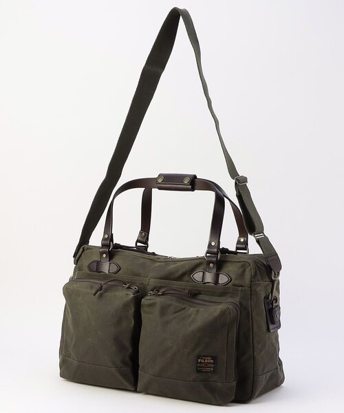 FILSON(フィルソン)の「FILSON/フィルソン 48 Hour Tin Cloth Duffle Bag/48アワー ティンクロス ダッフルバッグ(ボストンバッグ・メンズ・オリーブ・ONE SIZE)」の11枚目の写真