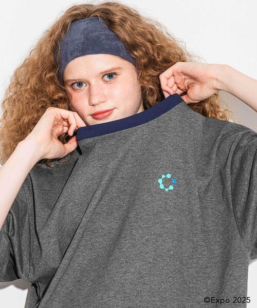 Collaboration URBAN RESEARCH(コラボレーションアーバンリサーチ)の「EXPO2025 RINGER T-SHIRTS(Tシャツ/カットソー・メンズ・チャコールグレー/オフホワイト/オートミール/ブラック系その他/グレー・SMALL/LARGE/MEDIUM)」の3枚目の写真