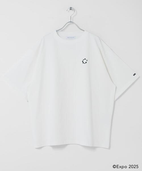 Collaboration URBAN RESEARCH(コラボレーションアーバンリサーチ)の「EXPO2025 RINGER T-SHIRTS(Tシャツ/カットソー・メンズ・チャコールグレー/オフホワイト/オートミール/ブラック系その他/グレー・SMALL/LARGE/MEDIUM)」の8枚目の写真