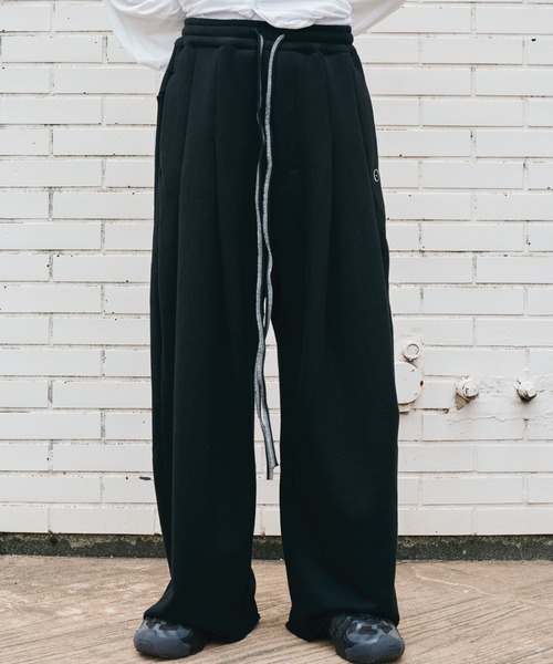 SHINYAKOZUKA(シンヤコヅカ)の「ordinary home baggy(スウェットパンツ・メンズ・ブラック/グレー・SMALL/MEDIUM)」の2枚目の写真