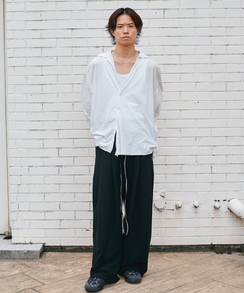 SHINYAKOZUKA(シンヤコヅカ)の「ordinary home baggy(スウェットパンツ・メンズ・ブラック/グレー・SMALL/MEDIUM)」の12枚目の写真