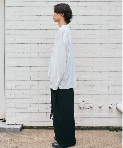 SHINYAKOZUKA(シンヤコヅカ)の「ordinary home baggy(スウェットパンツ・メンズ・ブラック/グレー・SMALL/MEDIUM)」の11枚目の写真