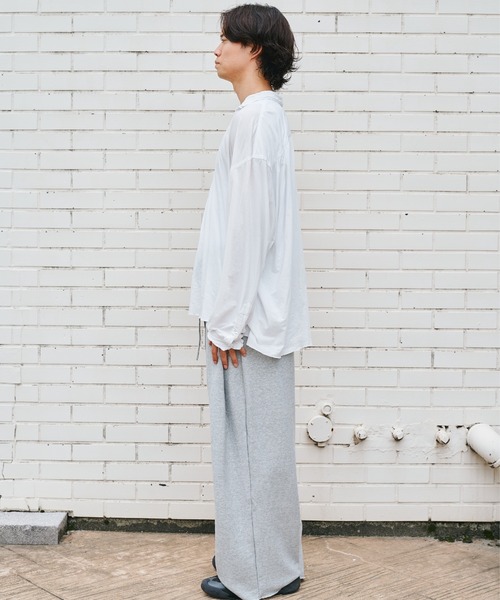 SHINYAKOZUKA(シンヤコヅカ)の「ordinary home baggy(スウェットパンツ・メンズ・ブラック/グレー・SMALL/MEDIUM)」の8枚目の写真