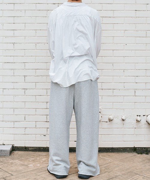 SHINYAKOZUKA(シンヤコヅカ)の「ordinary home baggy(スウェットパンツ・メンズ・ブラック/グレー・SMALL/MEDIUM)」の7枚目の写真