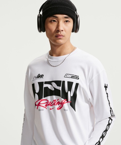 NIKE(ナイキ)の「ナイキ スポーツウェア ロングスリーブ Tシャツ / Nike Sportswear Long-Sleeve T-Shirt IM3782-100 White(Tシャツ/カットソー・メンズ・ホワイト・XL/2XL/L/S/M)」の9枚目の写真