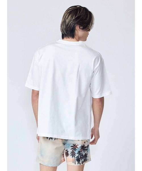RadBlue（ラッドブルー）の「DrySilkyCotton Tシャツ  【Sunset palm】（Tシャツ/カットソー・メンズ・ブラック/ホワイト・XL/M/S/L）」の5枚目の写真