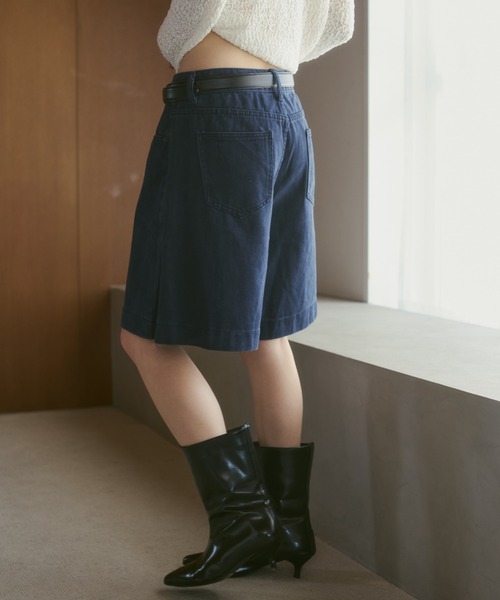 ELTONE(エルトーン)の「ハーフツイルパンツ(その他パンツ・レディース・ネイビー/アイボリー・MEDIUM/SMALL)」の12枚目の写真