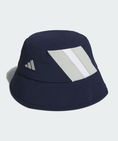 adidas(アディダス)の「ビヨンド ザ コース 撥水 バケットハット【adidas Golf/アディダスゴルフ】(ハット・メンズ・ネイビー・MEDIUM/LARGE)」の1枚目の写真