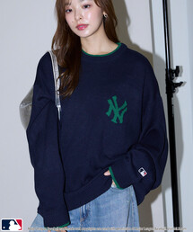 PUBLUX/パブリュクス 別注 MLB カラー 配色 ニット 限定展開