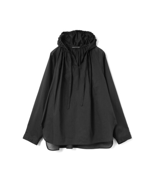 mizuiroind(ミズイロインド)の「mizuiro ind フードギャザーネックシャツ(シャツ/ブラウス・レディース・チャコールグレー/ブラック/ライトブルー/ブラウン/オフホワイト・FREE)」の11枚目の写真