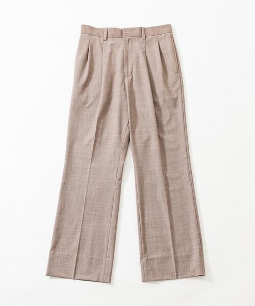 URBAN RESEARCH(アーバンリサーチ)の「TW SEMI FLARE SLACKS(スラックス・メンズ・チャコールグレー/ベージュ/ブラック・LARGE/MEDIUM)」の1枚目の写真