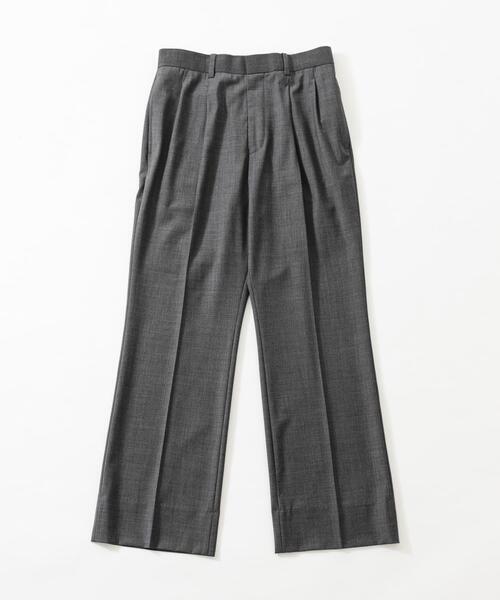 URBAN RESEARCH(アーバンリサーチ)の「TW SEMI FLARE SLACKS(スラックス・メンズ・チャコールグレー/ベージュ/ブラック・LARGE/MEDIUM)」の3枚目の写真