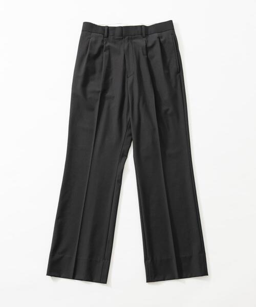 URBAN RESEARCH(アーバンリサーチ)の「TW SEMI FLARE SLACKS(スラックス・メンズ・チャコールグレー/ベージュ/ブラック・LARGE/MEDIUM)」の2枚目の写真