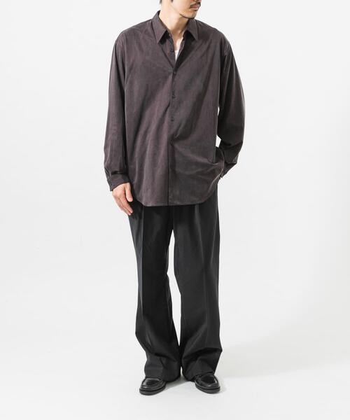 URBAN RESEARCH(アーバンリサーチ)の「TW SEMI FLARE SLACKS(スラックス・メンズ・チャコールグレー/ベージュ/ブラック・LARGE/MEDIUM)」の7枚目の写真