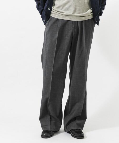URBAN RESEARCH(アーバンリサーチ)の「TW SEMI FLARE SLACKS(スラックス・メンズ・チャコールグレー/ベージュ/ブラック・LARGE/MEDIUM)」の14枚目の写真