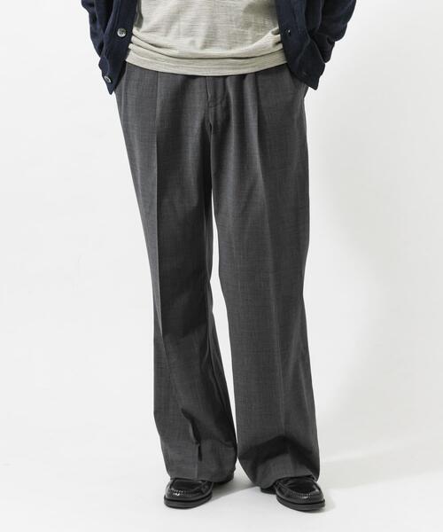 URBAN RESEARCH(アーバンリサーチ)の「TW SEMI FLARE SLACKS(スラックス・メンズ・チャコールグレー/ベージュ/ブラック・LARGE/MEDIUM)」の16枚目の写真