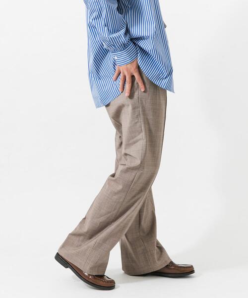 URBAN RESEARCH(アーバンリサーチ)の「TW SEMI FLARE SLACKS(スラックス・メンズ・チャコールグレー/ベージュ/ブラック・LARGE/MEDIUM)」の20枚目の写真