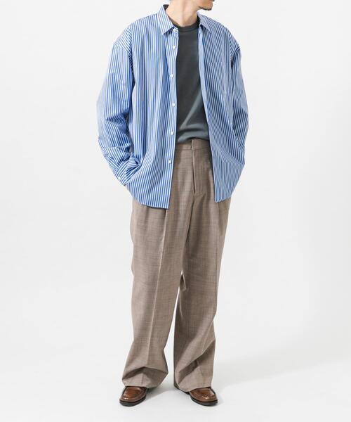 URBAN RESEARCH(アーバンリサーチ)の「TW SEMI FLARE SLACKS(スラックス・メンズ・チャコールグレー/ベージュ/ブラック・LARGE/MEDIUM)」の22枚目の写真