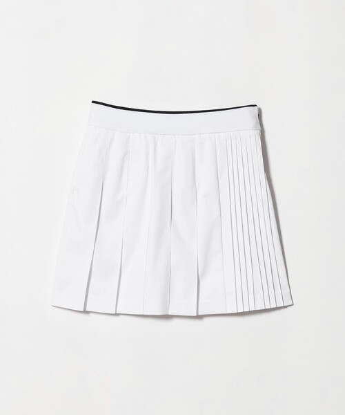 UNITED ARROWS GOLF(ユナイテッドアローズゴルフ)の「スポーティ プリーツスカート 撥水(スカート・レディース・ホワイト/ライトグレー・S/M/L)」の3枚目の写真
