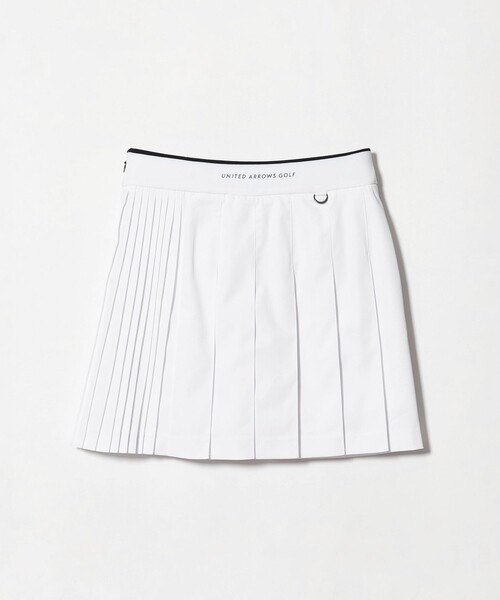 UNITED ARROWS GOLF(ユナイテッドアローズゴルフ)の「スポーティ プリーツスカート 撥水(スカート・レディース・ホワイト/ライトグレー・S/M/L)」の5枚目の写真