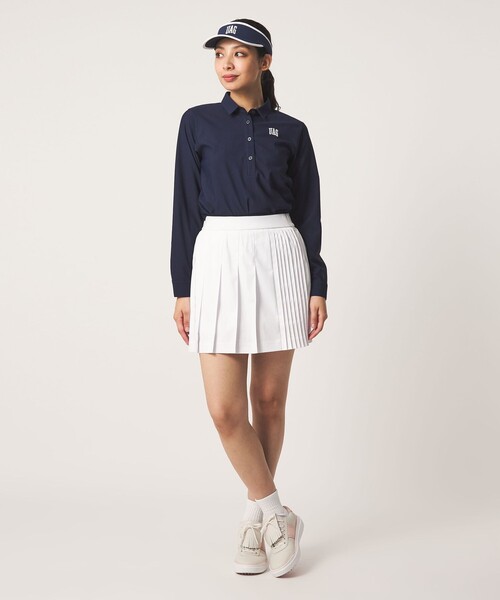 UNITED ARROWS GOLF(ユナイテッドアローズゴルフ)の「スポーティ プリーツスカート 撥水(スカート・レディース・ホワイト/ライトグレー・S/M/L)」の9枚目の写真