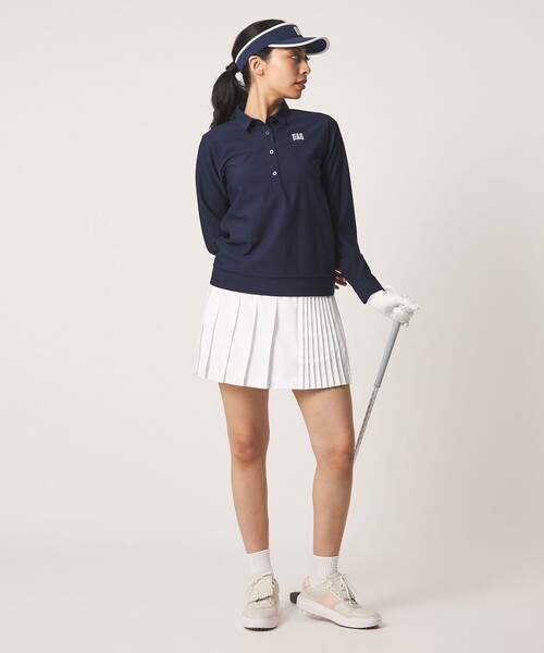 UNITED ARROWS GOLF(ユナイテッドアローズゴルフ)の「スポーティ プリーツスカート 撥水(スカート・レディース・ホワイト/ライトグレー・S/M/L)」の10枚目の写真
