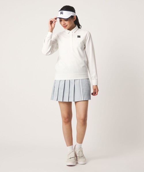 UNITED ARROWS GOLF(ユナイテッドアローズゴルフ)の「スポーティ プリーツスカート 撥水(スカート・レディース・ホワイト/ライトグレー・S/M/L)」の12枚目の写真