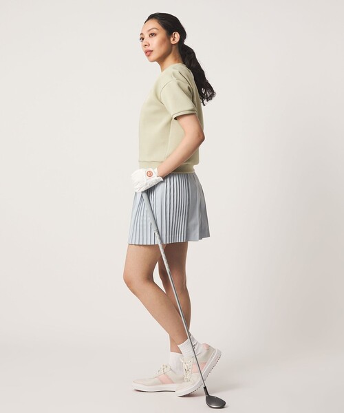 UNITED ARROWS GOLF(ユナイテッドアローズゴルフ)の「スポーティ プリーツスカート 撥水(スカート・レディース・ホワイト/ライトグレー・S/M/L)」の17枚目の写真