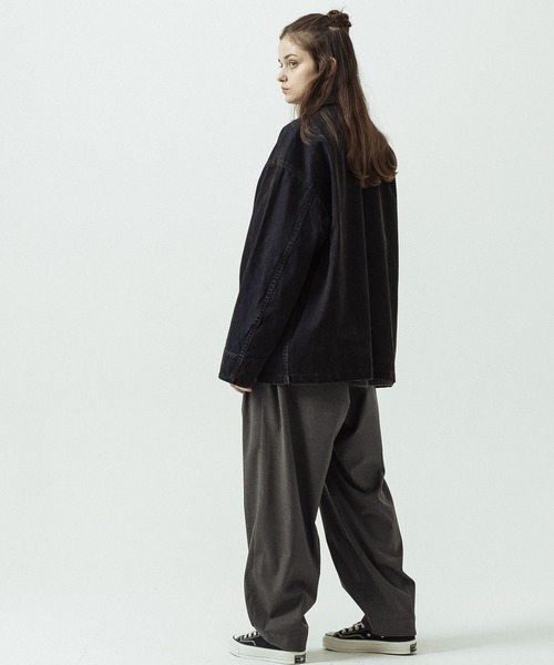 SLICK(スリック)の「【SLICK/スリック】Flock Denim Coverall/フロックデニム カバーオール(カバーオール・メンズ・インディゴブルー・3/2/1)」の14枚目の写真