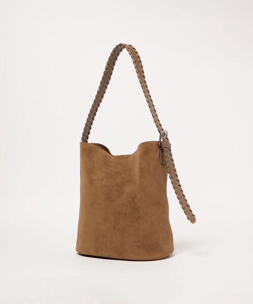 BEAUTY&YOUTH UNITED ARROWS(ビューティーアンドユースユナイテッドアローズ)の「レザーライク カガリハンドル ショルダーバッグ(ショルダーバッグ・レディース・モカ/ブラック・FREE)」の11枚目の写真