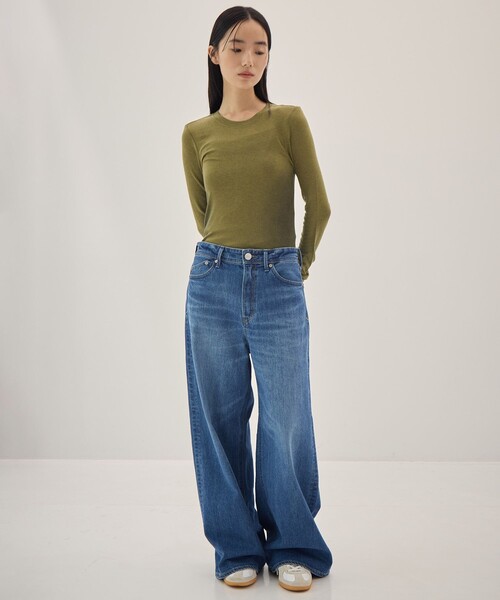 YANUK(ヤヌーク)の「MARY MNB(デニムパンツ・レディース・ブルー・23/24/25/26/27)」の14枚目の写真