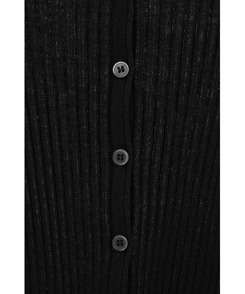 CLANE（クラネ）の「【CLANE/クラネ】CONTRAST TRIM SHEER KNIT CARDIGAN/コントラストトリムシアーニットカーディガン（カーディガン/ボレロ・レディース・ブラック/ホワイト/ブラウン・1）」の14枚目の写真