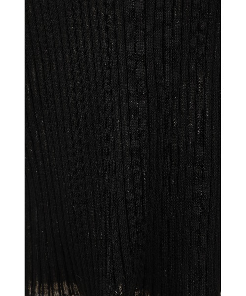 CLANE（クラネ）の「【CLANE/クラネ】CONTRAST TRIM SHEER KNIT CARDIGAN/コントラストトリムシアーニットカーディガン（カーディガン/ボレロ・レディース・ブラック/ホワイト/ブラウン・1）」の15枚目の写真