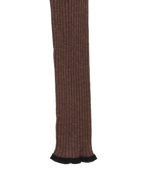 CLANE（クラネ）の「【CLANE/クラネ】CONTRAST TRIM SHEER KNIT CARDIGAN/コントラストトリムシアーニットカーディガン（カーディガン/ボレロ・レディース・ブラック/ホワイト/ブラウン・1）」の18枚目の写真