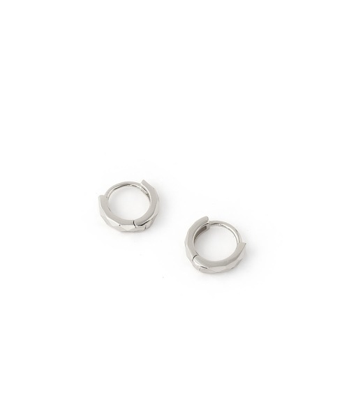 colleca la（コレカラ）の「[silver925]ダイヤカットミニフープピアス〈金属アレルギー対応〉（ピアス（両耳用）・レディース・ゴールド/シルバー・FREE）」の8枚目の写真