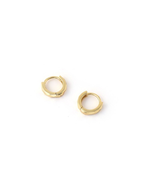 colleca la（コレカラ）の「[silver925]ダイヤカットミニフープピアス〈金属アレルギー対応〉（ピアス（両耳用）・レディース・ゴールド/シルバー・FREE）」の9枚目の写真