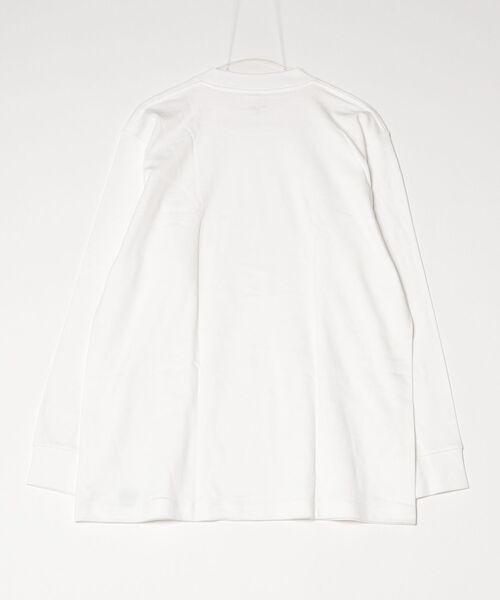 HANES(ヘインズ)の「【Hanes/ヘインズ】メンズ スエードニット クルーネックロングスリーブ(Tシャツ/カットソー・メンズ・ブラック/ホワイト・MEDIUM/X-LARGE/LARGE)」の3枚目の写真