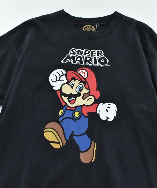 LABORATORY R(ラボラトリーアール)の「【USED】NINTENDO “Super Mario” ギーク Tシャツ(Tシャツ/カットソー・メンズ・ブラック・MEDIUM)」の2枚目の写真