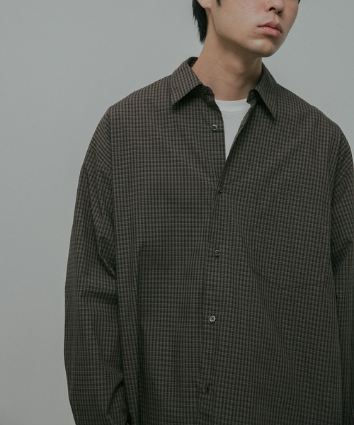 URBAN RESEARCH DOORS(アーバンリサーチドアーズ)の「OG Cotton Poplin Plaid Shirts(シャツ/ブラウス・メンズ・ブラウン/グリーン・LARGE/MEDIUM)」の7枚目の写真