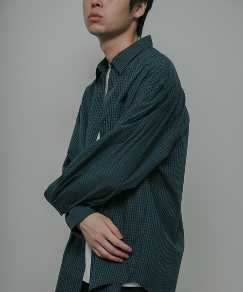 URBAN RESEARCH DOORS(アーバンリサーチドアーズ)の「OG Cotton Poplin Plaid Shirts(シャツ/ブラウス・メンズ・ブラウン/グリーン・LARGE/MEDIUM)」の10枚目の写真