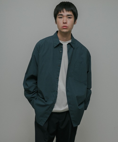 URBAN RESEARCH DOORS(アーバンリサーチドアーズ)の「OG Cotton Poplin Plaid Shirts(シャツ/ブラウス・メンズ・ブラウン/グリーン・LARGE/MEDIUM)」の12枚目の写真