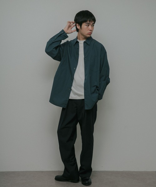 URBAN RESEARCH DOORS(アーバンリサーチドアーズ)の「OG Cotton Poplin Plaid Shirts(シャツ/ブラウス・メンズ・ブラウン/グリーン・LARGE/MEDIUM)」の15枚目の写真