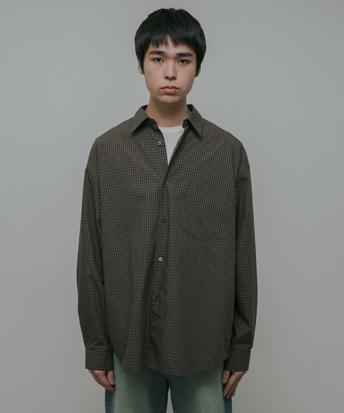 URBAN RESEARCH DOORS(アーバンリサーチドアーズ)の「OG Cotton Poplin Plaid Shirts(シャツ/ブラウス・メンズ・ブラウン/グリーン・LARGE/MEDIUM)」の16枚目の写真