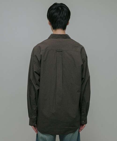 URBAN RESEARCH DOORS(アーバンリサーチドアーズ)の「OG Cotton Poplin Plaid Shirts(シャツ/ブラウス・メンズ・ブラウン/グリーン・LARGE/MEDIUM)」の18枚目の写真