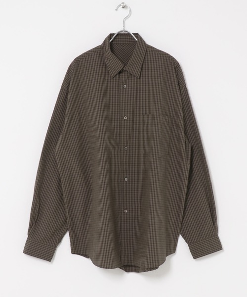 URBAN RESEARCH DOORS(アーバンリサーチドアーズ)の「OG Cotton Poplin Plaid Shirts(シャツ/ブラウス・メンズ・ブラウン/グリーン・LARGE/MEDIUM)」の21枚目の写真