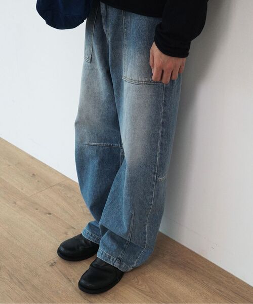FABREGAT（ファブレガ）の「パティグカーブドデニムパンツ（ヴィンテージブルー）（デニムパンツ・メンズ・その他・2/3/1）」の3枚目の写真