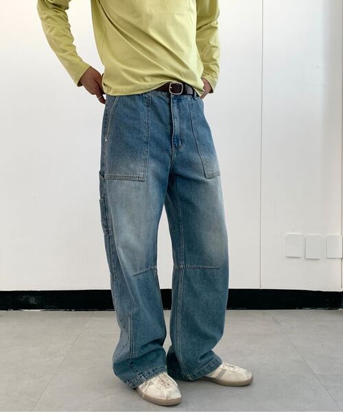 FABREGAT（ファブレガ）の「パティグカーブドデニムパンツ（ヴィンテージブルー）（デニムパンツ・メンズ・その他・2/3/1）」の4枚目の写真