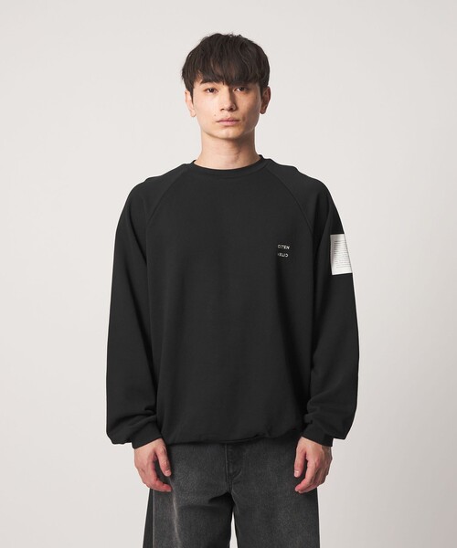 CITEN(シテン)の「<CITEN>フレンチミリタリーライトスウェットシャツ(スウェット・メンズ・ホワイト/グレー系/ブラック・M/L)」の8枚目の写真